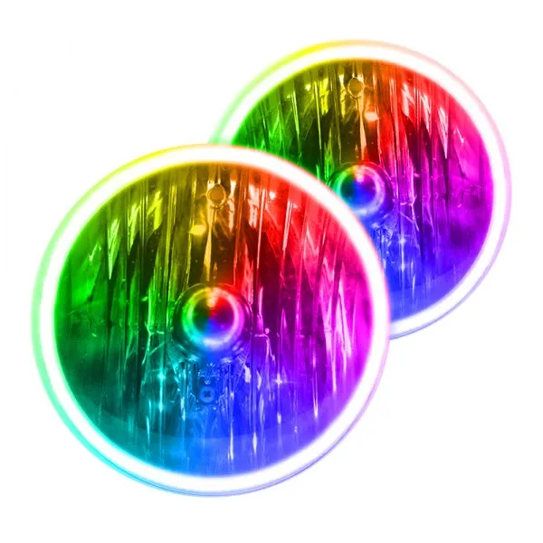 Oracle Headlight LED Halo Kit Toyota FJ Cruiser (07-14) [Waterproof - Surface Mount] Multicolored