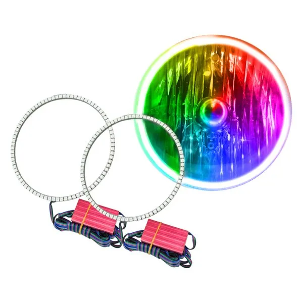 Oracle Headlight LED Halo Kit Toyota FJ Cruiser (07-14) [Waterproof - Surface Mount] Multicolored