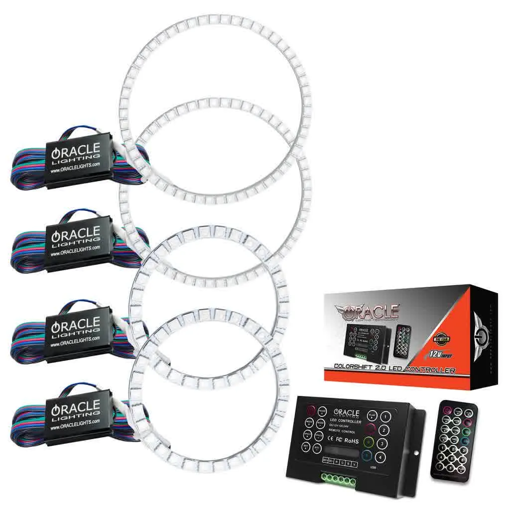 Oracle LED Headlight Halo Kit Chevy Avalanche (2002-2006) Multicolored