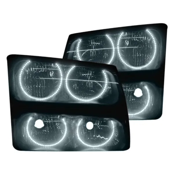 Oracle LED Headlight Halo Kit Chevy Avalanche (2002-2006) Multicolored