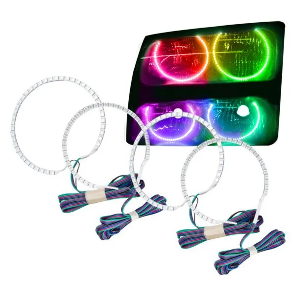 Oracle LED Headlight Halo Kit Chevy Avalanche (2002-2006) Multicolored