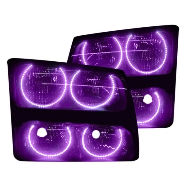 Oracle LED Headlight Halo Kit Chevy Avalanche (2002-2006) Multicolored