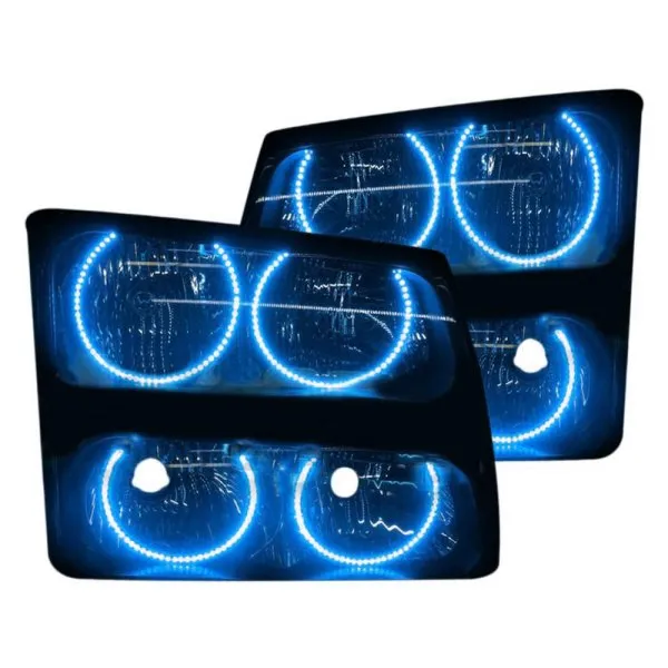 Oracle LED Headlight Halo Kit Chevy Avalanche (2002-2006) Multicolored