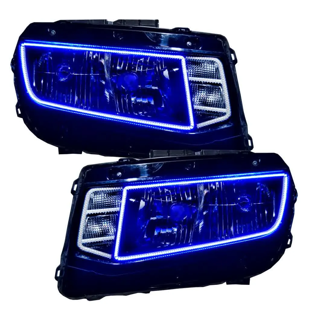 Oracle LED Headlight Halo Kit Chevy Camaro Non-RS (2014-2015) [Square Style] Multicolored