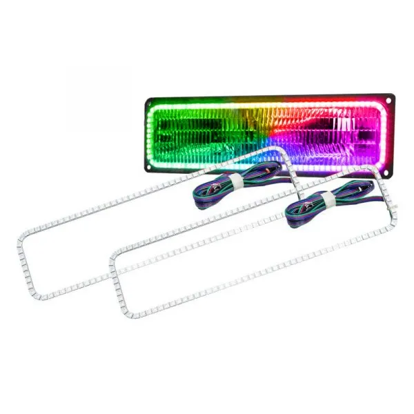 Oracle LED Headlight Halo Kit Chevy CK Truck (1987-1999) Multicolored