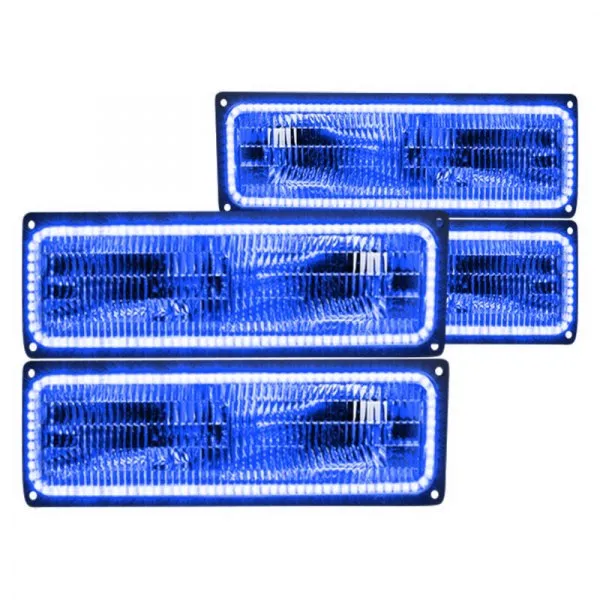 Oracle LED Headlight Halo Kit Chevy CK Truck (1987-1999) Multicolored