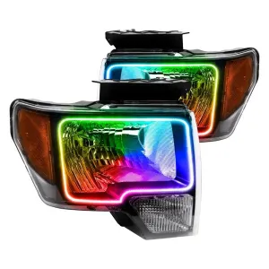 Oracle LED Headlight Halo Kit Ford F150 / Raptor (2009-2014) Multicolored