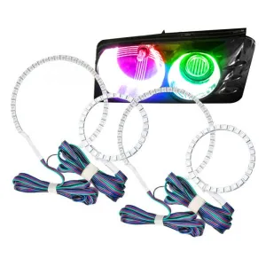 Oracle LED Headlight Halo Kit GMC Denali (2000-2006) Multicolored