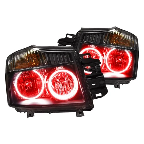 Oracle LED Headlight Halo Kit Nissan Titan (2004-2007) Multicolored RGB