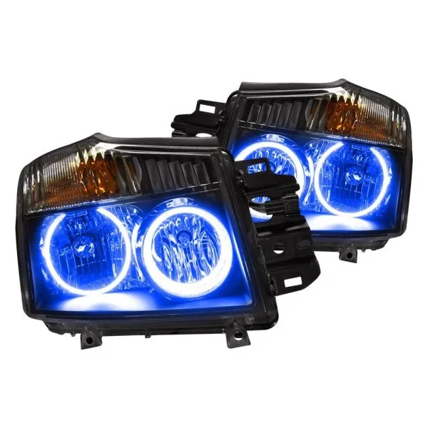 Oracle LED Headlight Halo Kit Nissan Titan (2004-2007) Multicolored RGB