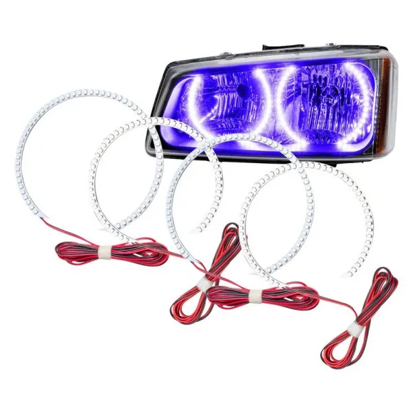 Oracle LED Headlight Halo Rings Chevy Silverado (2003-2006) Multicolored RGB