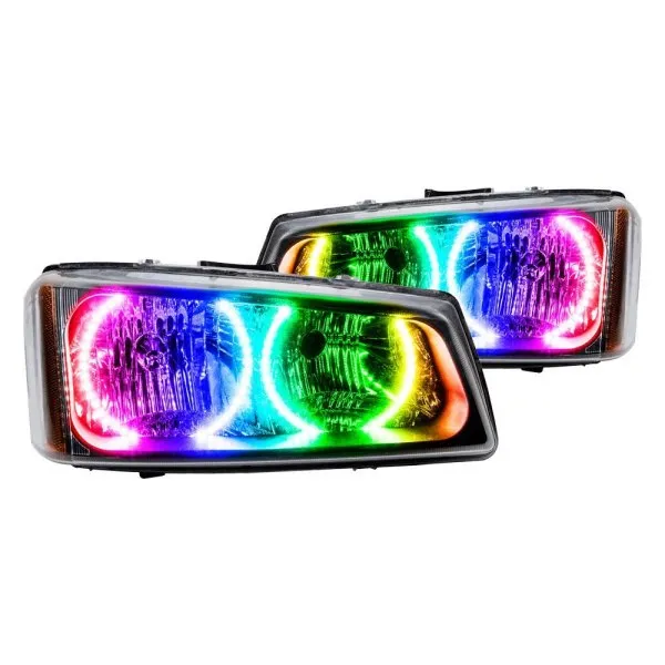Oracle LED Headlight Halo Rings Chevy Silverado (2003-2006) Multicolored RGB