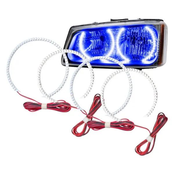 Oracle LED Headlight Halo Rings Chevy Silverado (2003-2006) Multicolored RGB