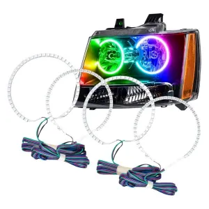 Oracle LED Headlight Halo Rings Chevy Suburban (2007-2014) Multicolored RGB
