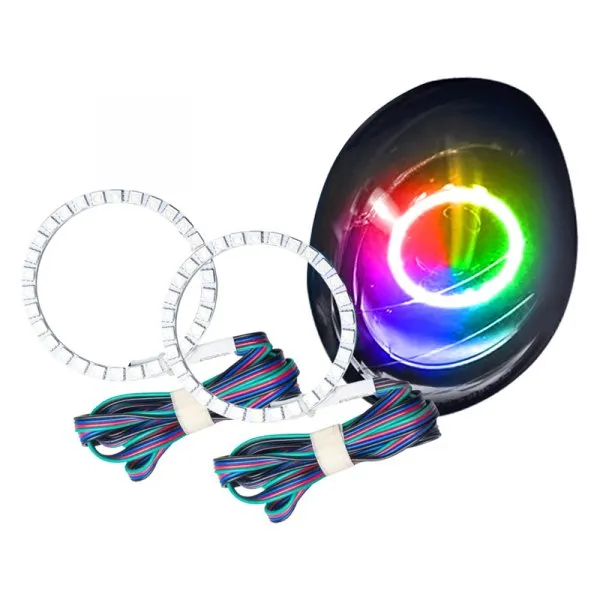 Oracle LED Headlight Halo Rings Fiat 500 (2012-2017) Multicolored
