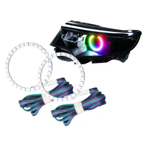 Oracle LED Headlight Halo Rings Ford Edge (2011-2014) Multicolored
