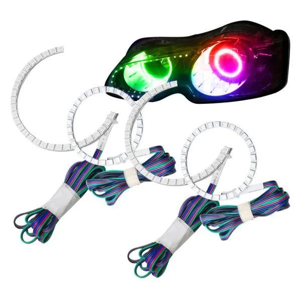 Oracle LED Headlight Halo Rings Jaguar XF (2008-2010) Multicolored RGB