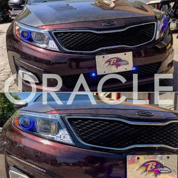 Oracle LED Headlight Halo Rings Kia Optima (2011-2015) Multicolored RGB