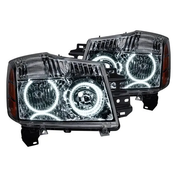 Oracle LED Headlight Halo Rings Nissan Armada (2008-2015) Multicolored