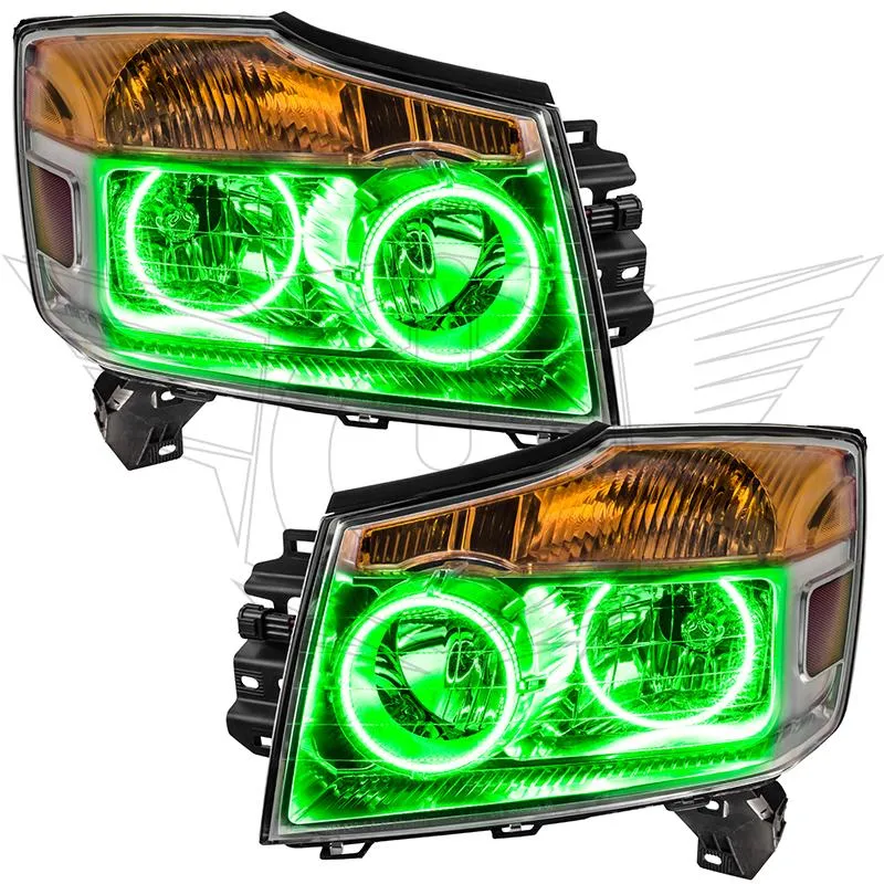 Oracle LED Headlight Halo Rings Nissan Armada (2008-2015) Multicolored