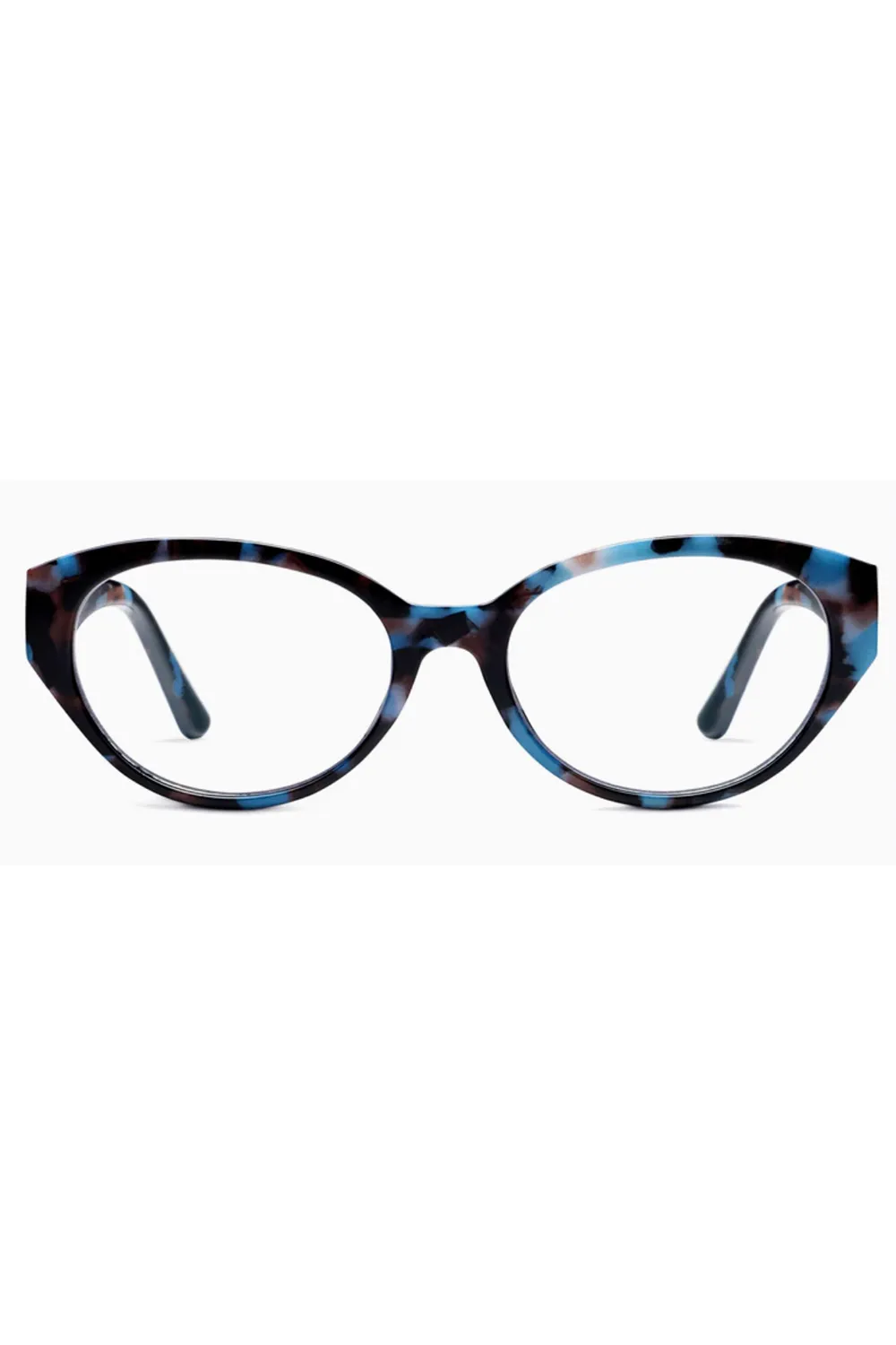 Reading Glasses - Sloane Light Blue Botanico