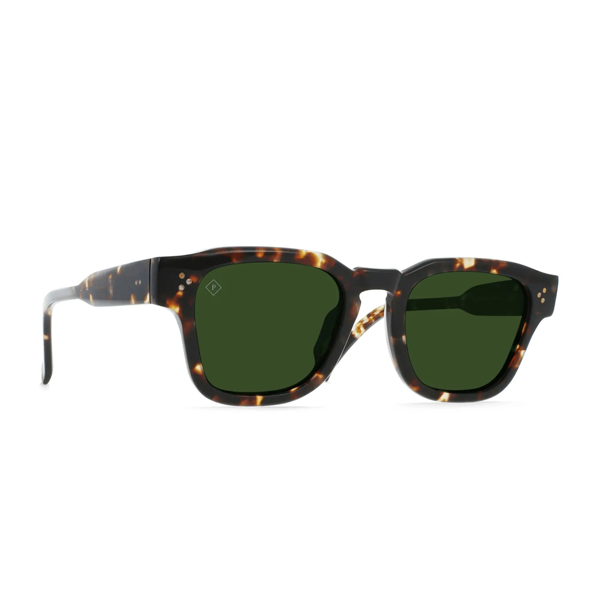 Rece Polarized Sunglasses (Brindle Tortoise   Green)