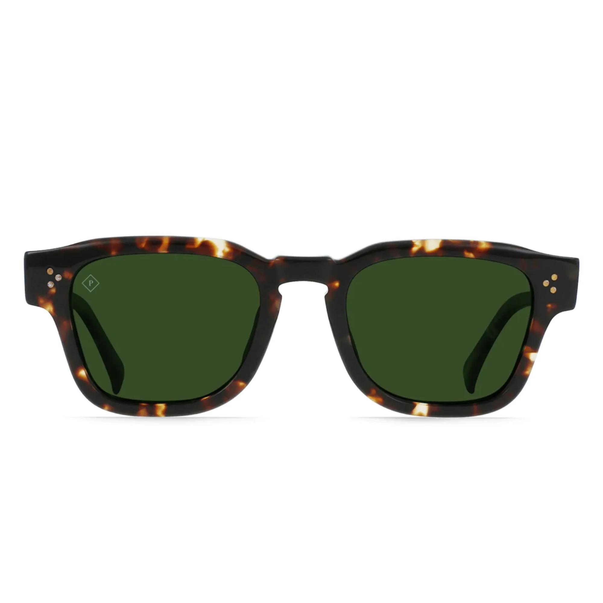 Rece Polarized Sunglasses (Brindle Tortoise   Green)