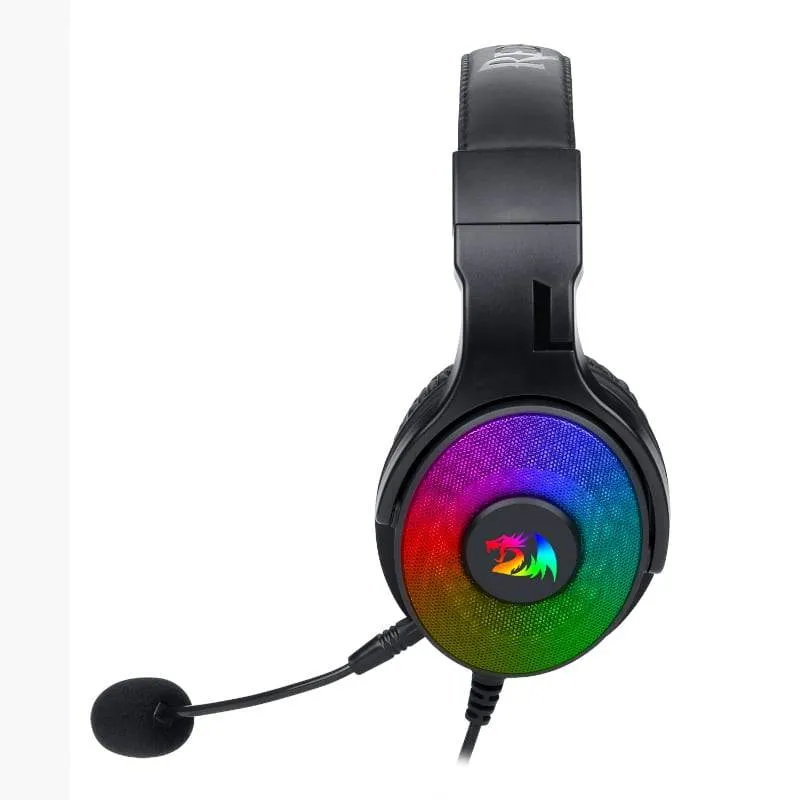 Redragon Pandora Usb 3.5mm Aux | Vitrual 7.1 | Rgb | In Line Controller Gaming Headset Black Rd H350 Rgb 1