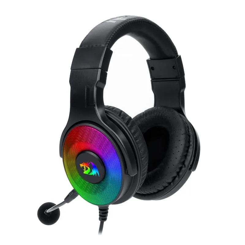 Redragon Pandora Usb 3.5mm Aux | Vitrual 7.1 | Rgb | In Line Controller Gaming Headset Black Rd H350 Rgb 1