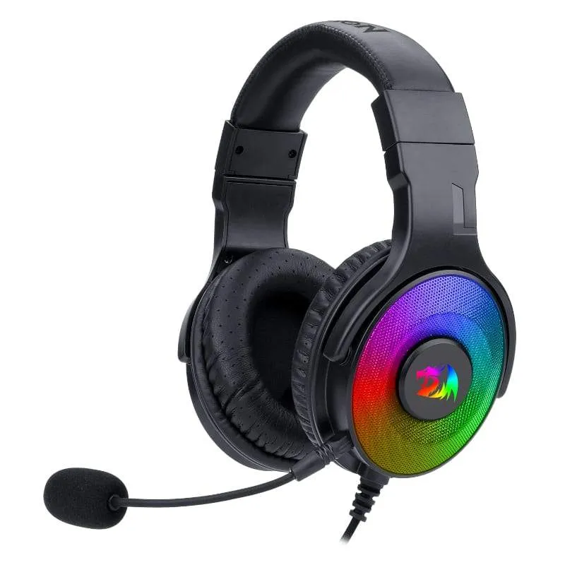 Redragon Pandora Usb 3.5mm Aux | Vitrual 7.1 | Rgb | In Line Controller Gaming Headset Black Rd H350 Rgb 1