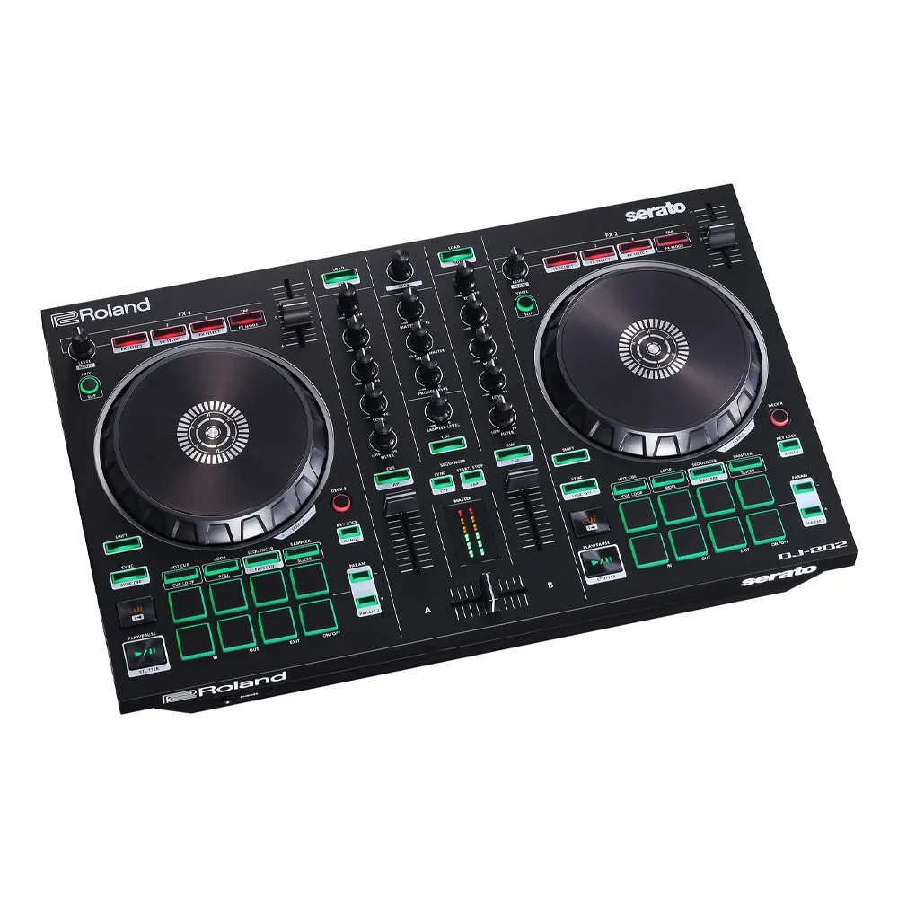 Roland DJ-202 2-channel Serato DJ Controller with Drum Machine