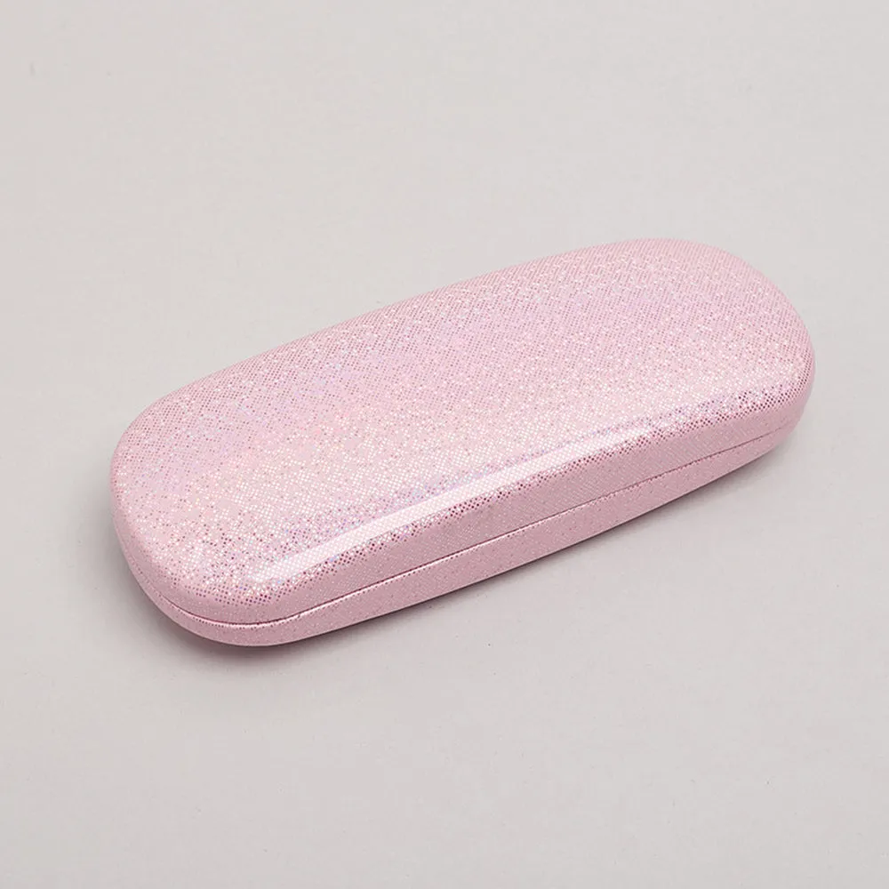 Sparkling Multi-Color PU Leather Sunglasses Case