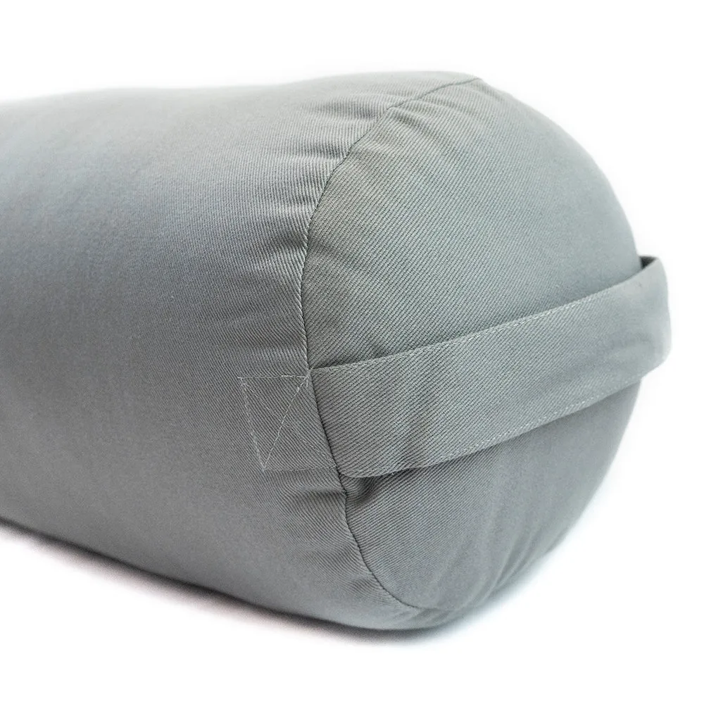 Supportive Round Cotton Yoga Bolster