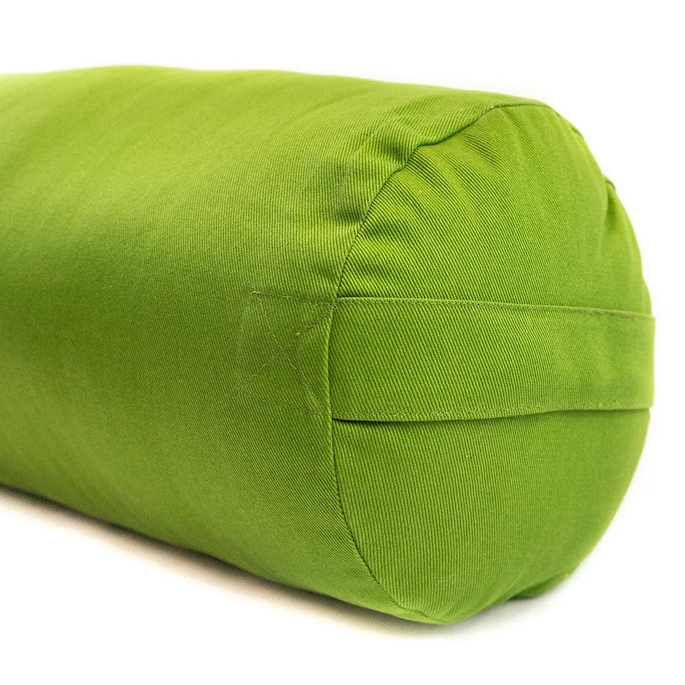 Supportive Round Cotton Yoga Bolster