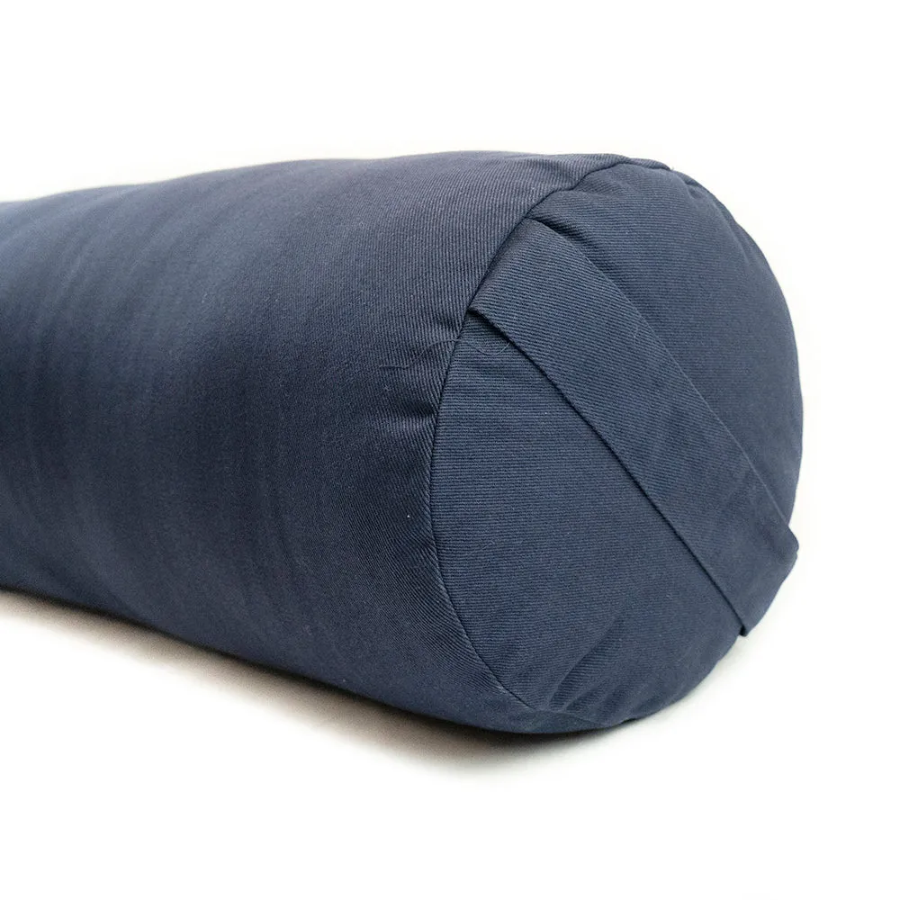 Supportive Round Cotton Yoga Bolster
