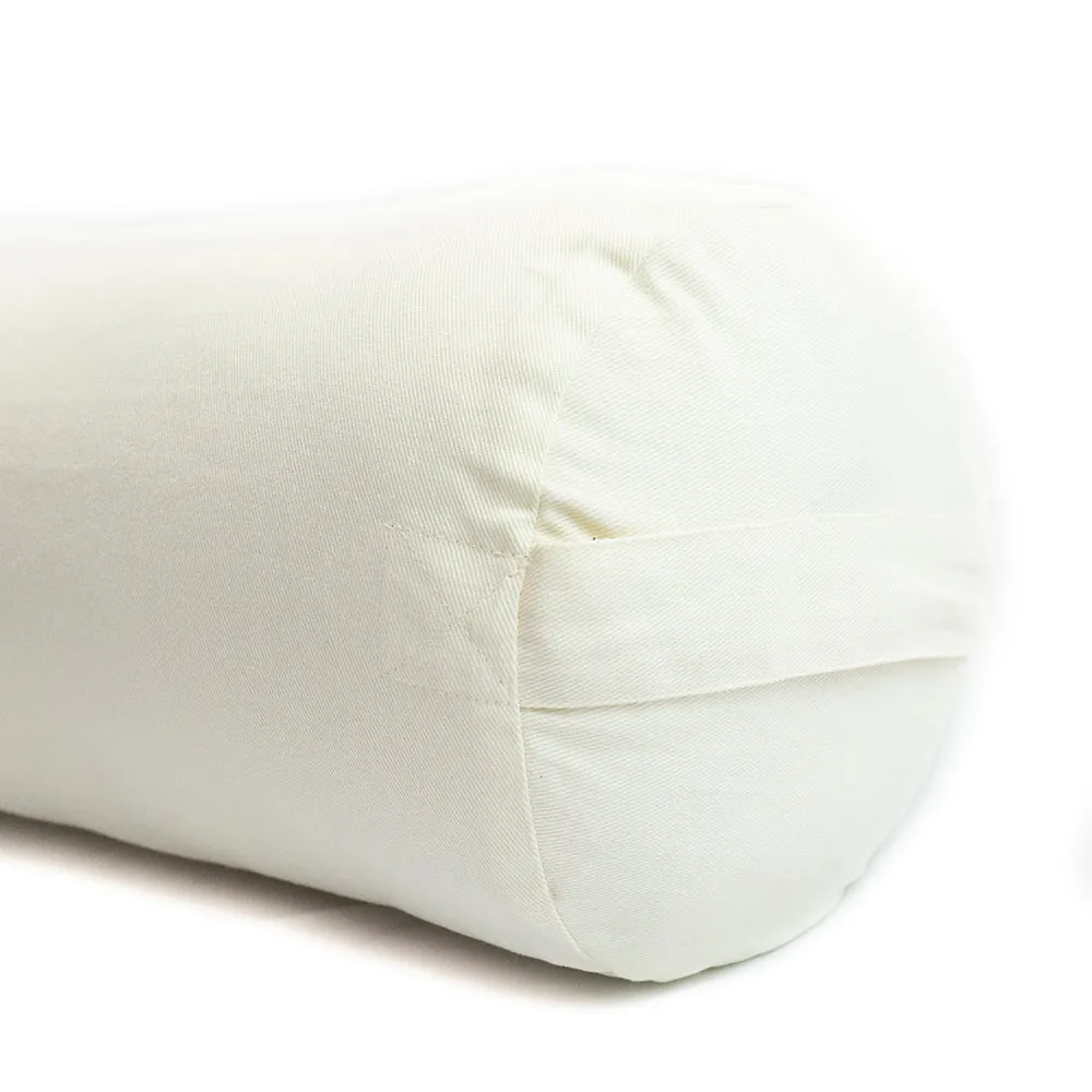 Supportive Round Cotton Yoga Bolster