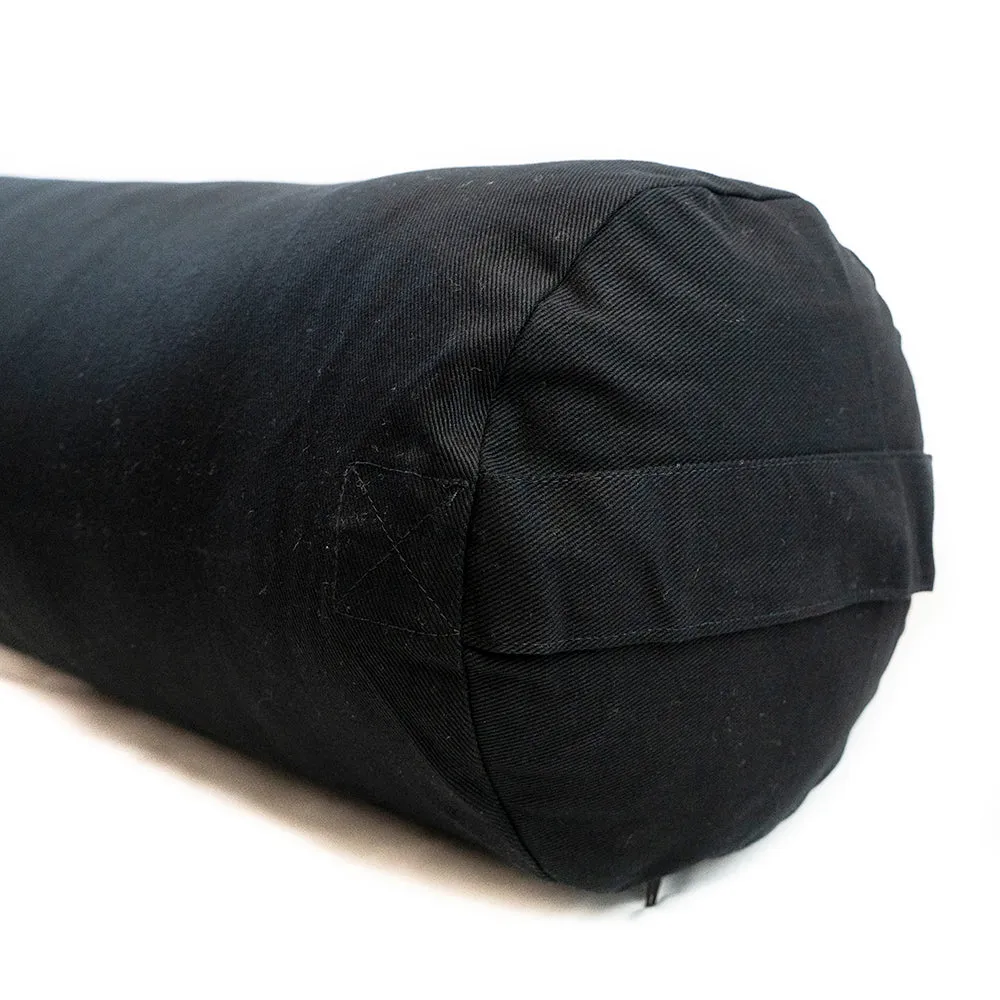 Supportive Round Cotton Yoga Bolster