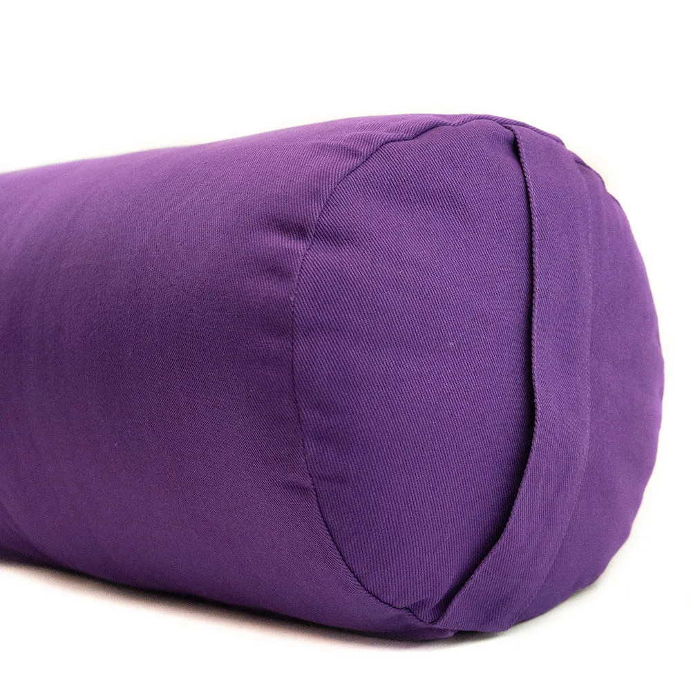 Supportive Round Cotton Yoga Bolster