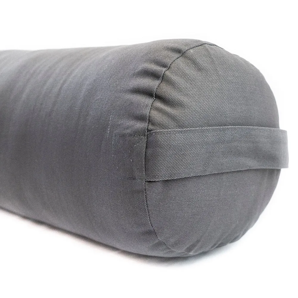 Supportive Round Cotton Yoga Bolster