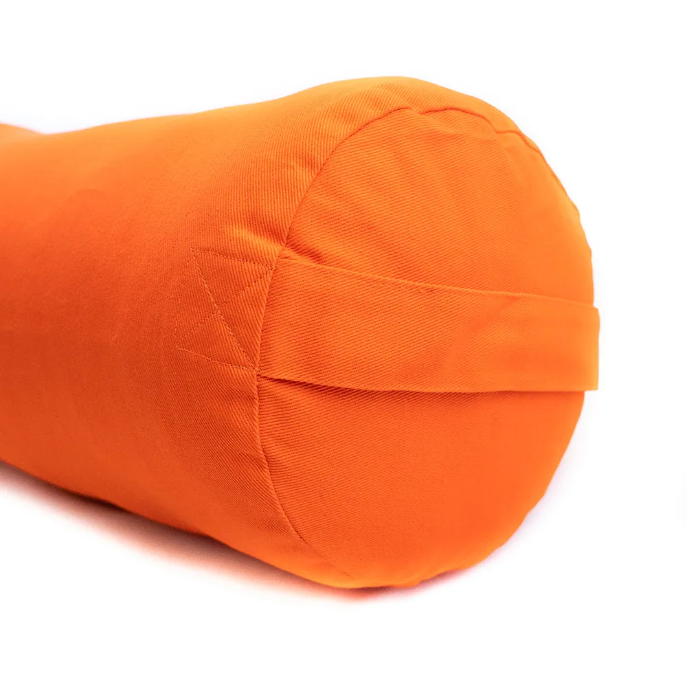 Supportive Round Cotton Yoga Bolster