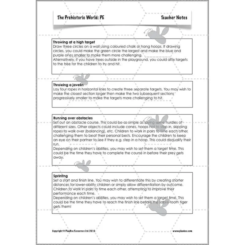 The Prehistoric World Topic (Stone Age to Iron Age)