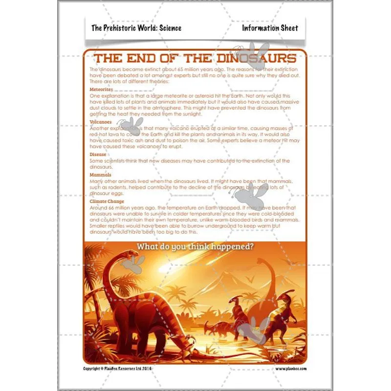 The Prehistoric World Topic (Stone Age to Iron Age)
