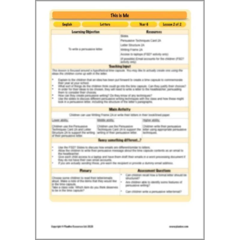 This is Me English Pack