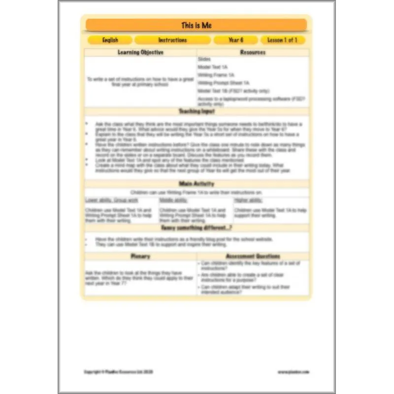 This is Me English Pack