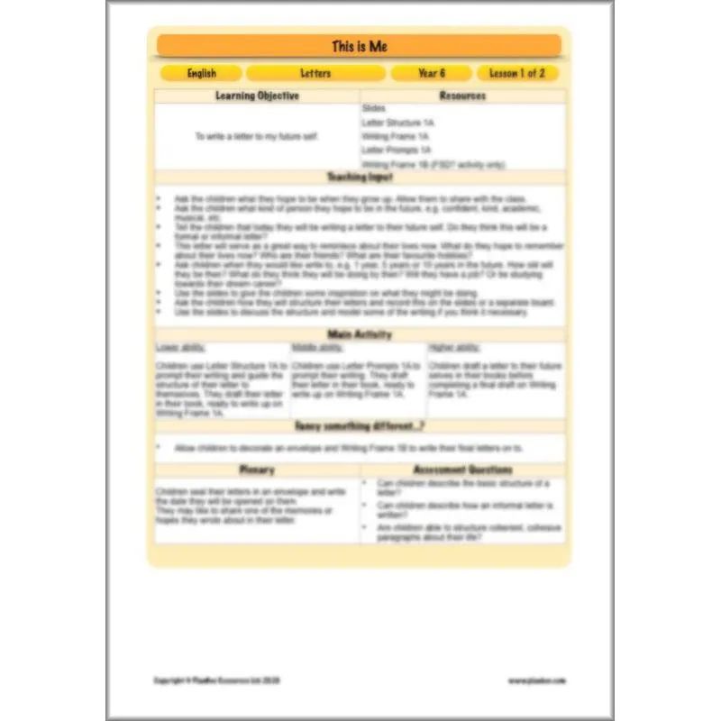 This is Me English Pack