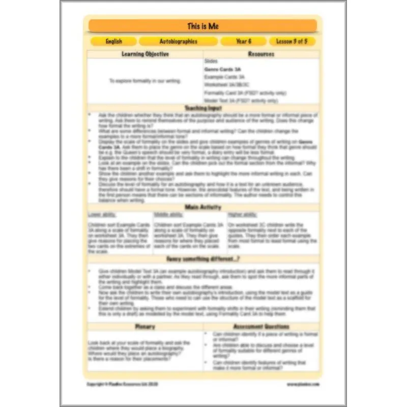 This is Me English Pack