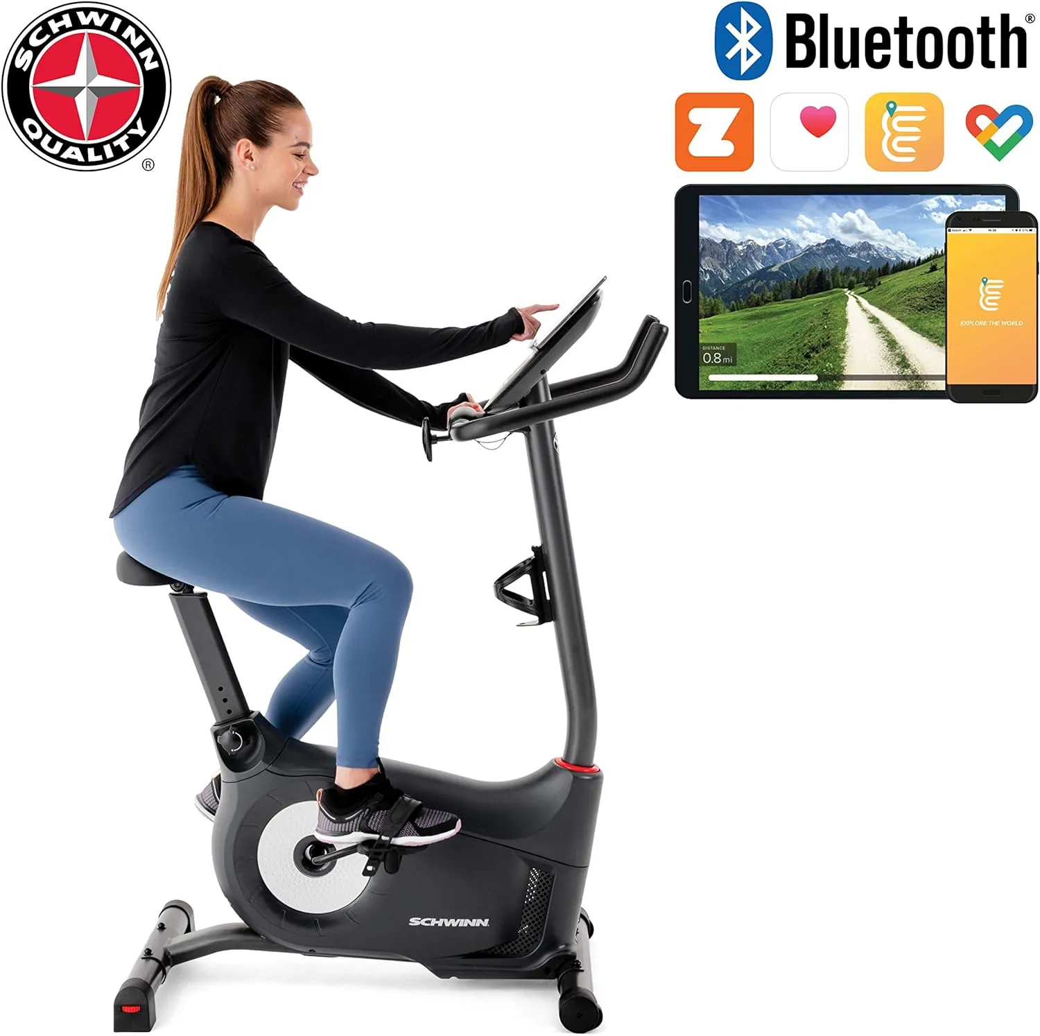 Vlo d'Appartement Fitness Confort Design Ergonomique - Fitnessterapy