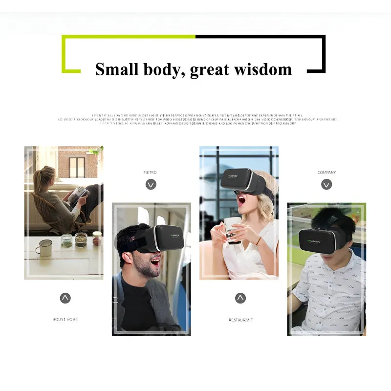 VR SHINECON SC-G06A Mobile Phone 3D Virtual Reality Glasses – Immersive VR Experience for Smartphones